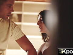 デカ尻, フェラチオ, 茶髪の, ヨーロピアン, ハードコア, なめる, オマンコ, スペイン人