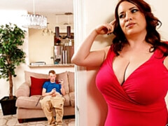 Maggie Green's breasts flab around as she rides that dick