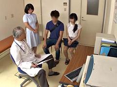 Asiatisch, Blasen, Betrug, Handjob, Masturbation, Milf, Krankenschwester, Ehefrau