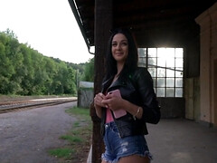 Sucer une bite, Brunette brune, Tir de sperme, Hd, Orgasme, Pov, Réalité, Adolescente