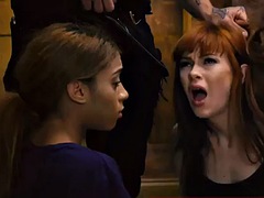 緊縛, フェラチオ, 黒人, フェティッシュ, 異人種間, ヤリマン, ティーン, 三人