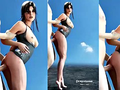 tight pussy lara croft getting hammered hard