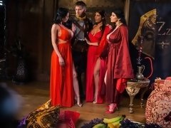 お尻, デカ尻, フェラチオ, 茶髪の, バック, 女 人男 人, 手コキする, ハードコア