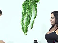 アナル, デカチン, デカパイ, 茶髪の, Hd, ラティーナ, 熟年, 妻
