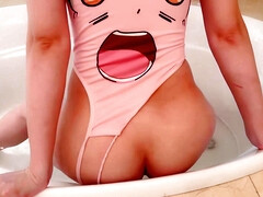 素人, アジア人, デカチン, 女, オナニー, オーガズム, 一人, おもちゃ