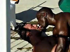 Verga grande, Gay, Madres para coger, Músculo, Al aire libre