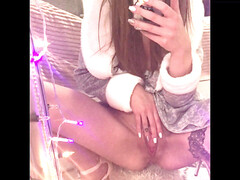 Grosser arsch, Braunhaarige, Frau, Masturbation, Mutti, Orgasmus, Titten