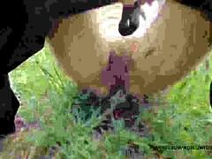 Leie, Grosser arsch, Frau, Freundin, Behaart, Im freien, Solo, Stiefmutter