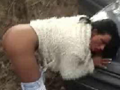 Брюнетки, В машине, Милф, Жена