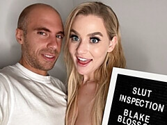 Dormitorio, Entre bastidores, Verga grande, Tetas grandes, Rubia, Mamada, Estilo perrito, Flaco