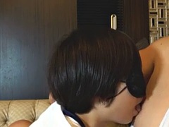 Asiatique, Belle grosse femme bgf, Sucer une bite, Nénés