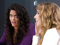 69 negenenzestig, Grote kont, Grote mammen, Gezichtzitten, Hd, Lesbisch, Kantoor, Kut duiken