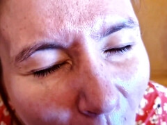 お尻, フェラチオ, 気狂い, 熟年, ロシア人, オッパイの