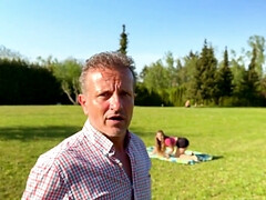 18 jaar, Lieveling, Mooi, Grote lul, Rondborstig, Tsjechisch, Buiten, Gezichtspunt