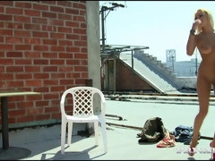 Blondine, Blasen, Spermaladung, Hardcore, Muschi, Rasiert, Tätowierung, Titten