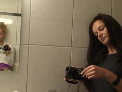 Lucy Belle and Donna Bell backstage footage