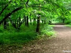 Lieveling, Grote kont, Rondborstig, Natuurlijke tieten, Buiten, Pornster, Gezichtspunt, Tieten likken