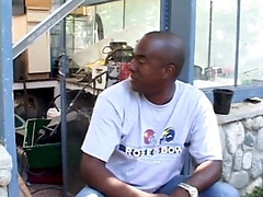 Negro, Mamada, Morena, Semen en la boca, Polla, Ébano, Sexo duro, Hd