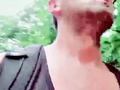 Amateur, Travestis, Homosexuelle, Allemand, De plein air, Public, Réalité, Webcam