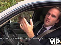 In den arsch, Blasen, Braut, Braunhaarige, Gehörnter ehemann, Hd, Pov, Muschi