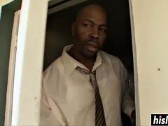 Grosse bite, Gros seins, Sucer une bite, Brunette brune, Tir de sperme, Interracial, Mère que j'aimerais baiser, Nénés