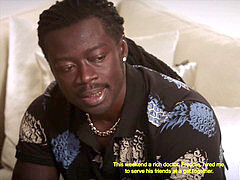 Grote lul, Zwart, Pijpbeurt, Bruinharig, Sperma in gezicht