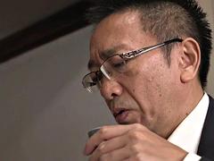 Asiatisch, Blasen, Japanische massage, Milf