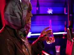 Grote kont, Voeten, Hakken, Latex, Likken, Doordringend, Trio, Vibrator