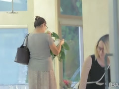 Chica, Rubia, Morena, Masturbación, Solo