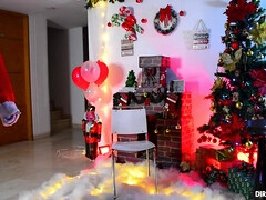 Kinky MILF and Santa filthy xxx clip