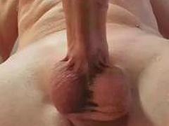 Leie, Grosser schwanz, Spermaladung, Schwul, Pov, Solo