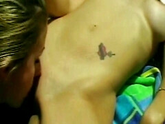 Busty Babes On Sunbed Retro Lesbian Sex