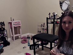 素人, 茶髪の, のぞき