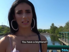 Culo, Negro, Mamada, Estilo perrito, Al aire libre, Público, Coño, Tetas