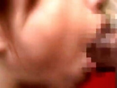 素人, アジア人, フェラチオ, イく瞬間, 日本人, メイド, ストッキング