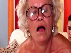 Cock-addicted granny incredible sex movie