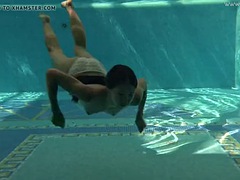 Hottest petite teen Irina Russaka small tits underwater