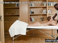 Afrikaans, Anaal, Grote lul, Zwart, Hd, Interraciaal, Masseren, Olie