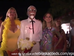 素人, ブロンド, 大学生, 露出狂, 乱交, 淫乱熟女, 裸, ティーン