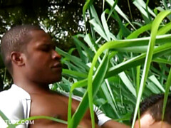 黒人, カップル, イく瞬間, チン, ゲイ, アウトドア