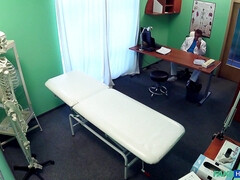 Leie, Arsch, Blasen, Lecken, Masturbation, Krankenschwester, Büro, Spanner