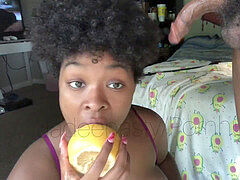 Sucer une bite, Bâillonner