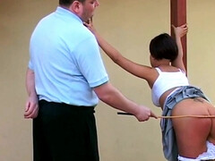 Amateur, Culo, Culo grande, Morena, Castigada, Coño, Nalgadas, Adolescente