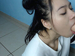 Bâillonner, Masturbation, Petite femme, Adolescente, Jouets