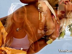 Teen Latina Carmen Caliente Seduced Outdoors & Gives A Mean Deep Throat Blowjob