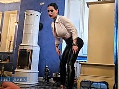 Chica, Sadomasoquismo, Dominación, Pies, Dominacion femenina, Casero, Esclavo, Medias largas