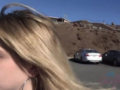 Amateur, Playa, Bikini, Despelote, Novia, Al aire libre, Pov, Público
