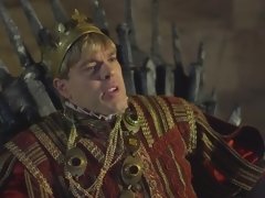 Super slutty blonde queen gets fucked hard in front of the king