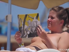 Strand, Blondine, Braunhaarige, Vollbusig, Hd, Öffentlich, Realität, Solo