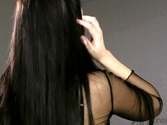 Lustful bimbo memorable solo porn video